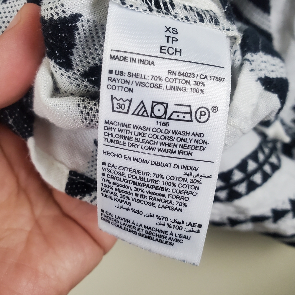 Old Navy Jacquard Mini Swing Dress Size XS - Picture 6 of 9